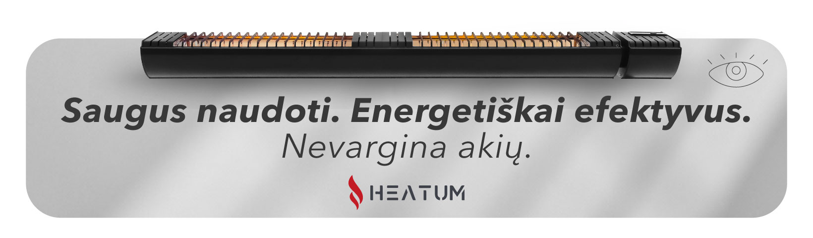 Infraraudonųjų spindulių šildytuvas Heatum H3000R EMPIRE aprašymas - Prekės nuotrauka