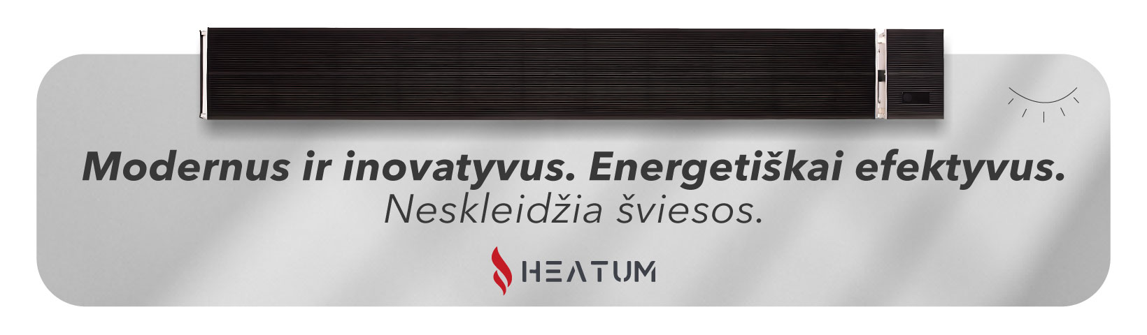 Infraraudonųjų spindulių šildytuvas Heatum H2600R EVOLUTION aprašymas - Prekės nuotrauka