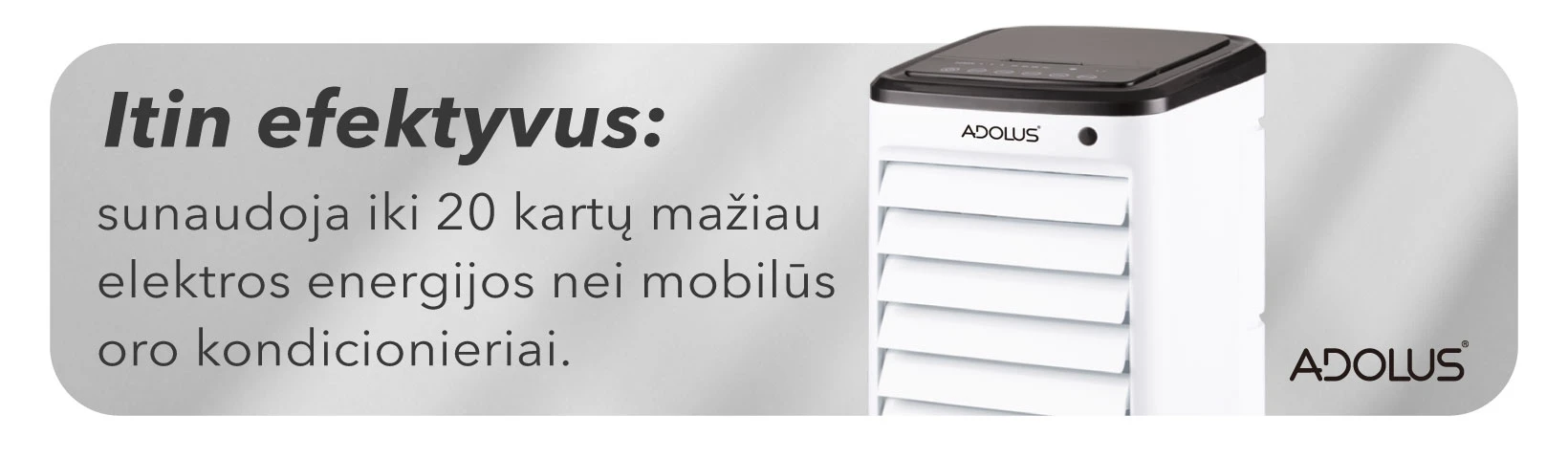 Kondicionierius Mobilus oro vėsintuvas ADOLUS FROSTY FLOW A360+ aprašymas - Prekės nuotrauka