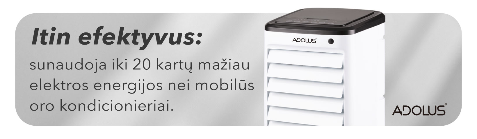 Kondicionierius Mobilus oro vėsintuvas ADOLUS FROSTY FLOW A360+ aprašymas - Prekės nuotrauka