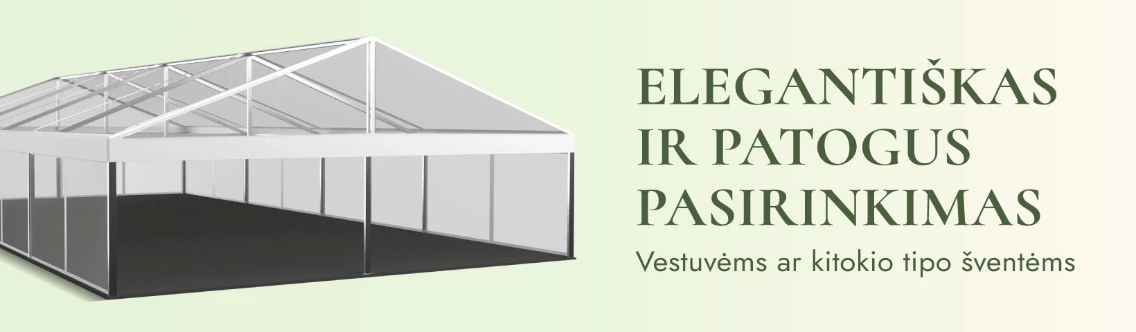 Modulinis paviljonas Skaidrus (200 m2) aprašymas - Prekės nuotrauka