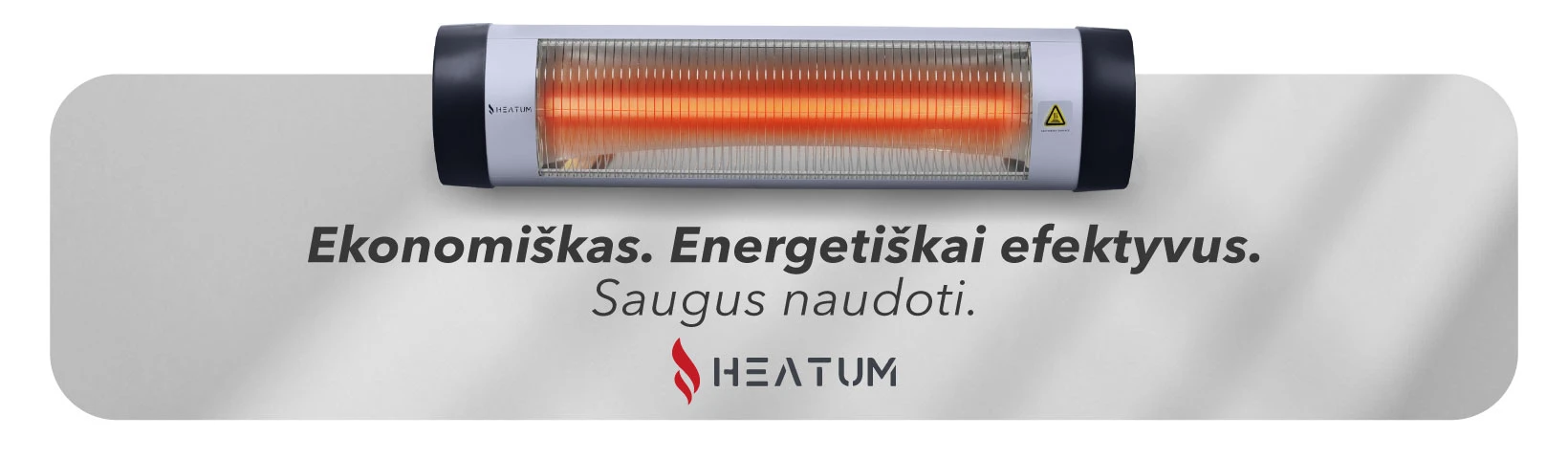 Pastatomas Infraraudonųjų spindulių šildytuvas Heatum H2000 OPTIM su trikoju stovu aprašymas - Prekės nuotrauka