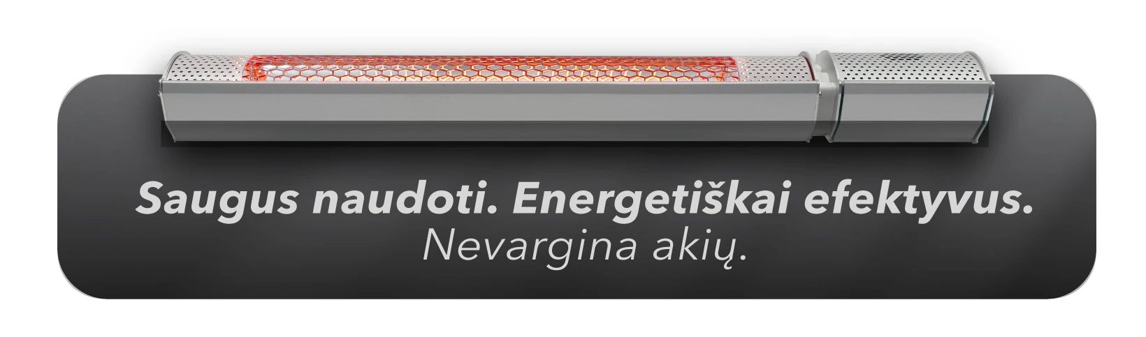 Pastatomas Infraraudonųjų spindulių šildytuvas Heatum H2000R URBAN Sidabrinis su vienkoju stovu aprašymas - Prekės nuotrauka