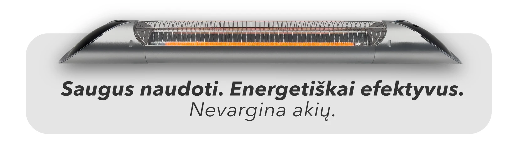 Pastatomas Infraraudonųjų spindulių šildytuvas Heatum H2000R CORE Sidabrinis su vienkoju stovu aprašymas - Prekės nuotrauka