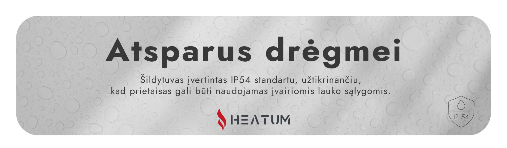 Pastatomas Infraraudonųjų spindulių šildytuvas Heatum H3000R EMPIRE su trikoju stovu aprašymas - Prekės nuotrauka