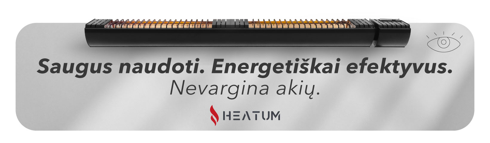 Pastatomas Infraraudonųjų spindulių šildytuvas Heatum H3000R EMPIRE su trikoju stovu aprašymas - Prekės nuotrauka