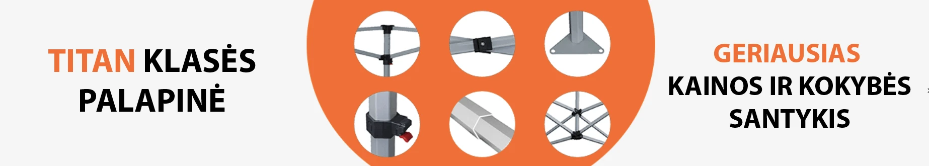 Prekybinė Palapinė 3x3 Juoda Zeltpro TITAN aprašymas - Prekės nuotrauka