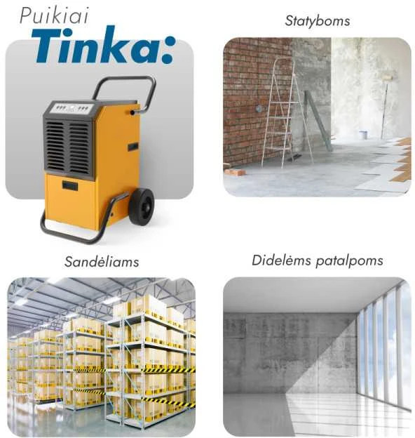 Sausintuvas Drėgmės surinkėjas Adolus Cube X850