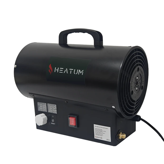 Dujinis šildytuvas su termostatu Heatum H25AT-BLAZE, 25 kW