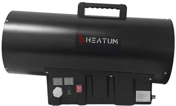 Dujinis šildytuvas su termostatu Heatum H65AT-BLAZE 65kW