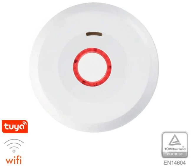 Dūmų detektorius XP-750W su WIFI, integruota 10 metų baterija 3V (6 vnt.)