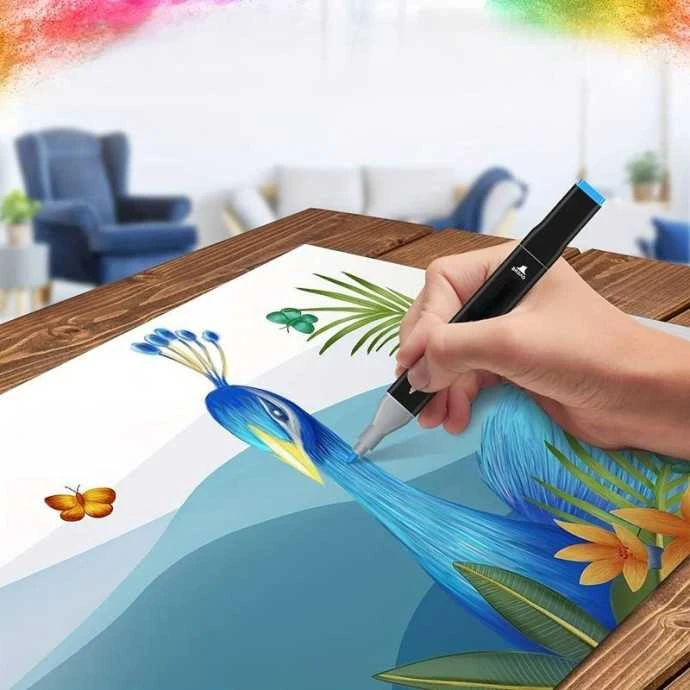 Dvipusiai markeriai-flomasteriai InspiraPens, 80 vnt