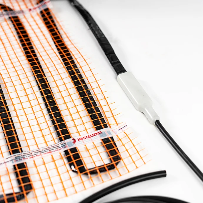 Elektrinis šildomų grindų kilimėlis - tinklelis Warmset Juodas 150 W (150-1)