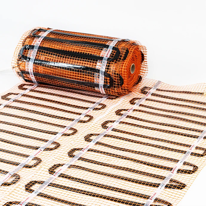 Elektrinis šildomų grindų kilimėlis - tinklelis Warmset Juodas 150 W (150-1)