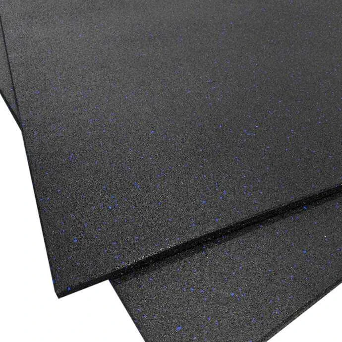 Guminė grindų danga 15x1000x1000 - su mėlynomis granulėmis