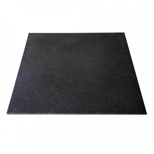 Guminė grindų danga 15x1000x1000 - su mėlynomis granulėmis