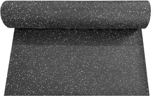 Guminė grindų danga 4x1200x10000 mm - su baltomis granulėmis