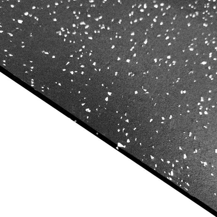 Guminė grindų danga 4x1200x10000 mm - su baltomis granulėmis