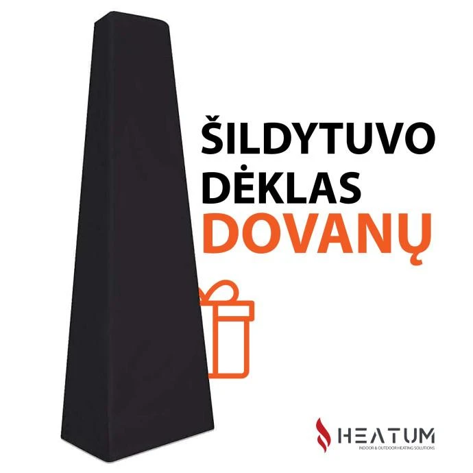 Heatum Atėnė Dujinis šildytuvas Piramidė su dujų balionu