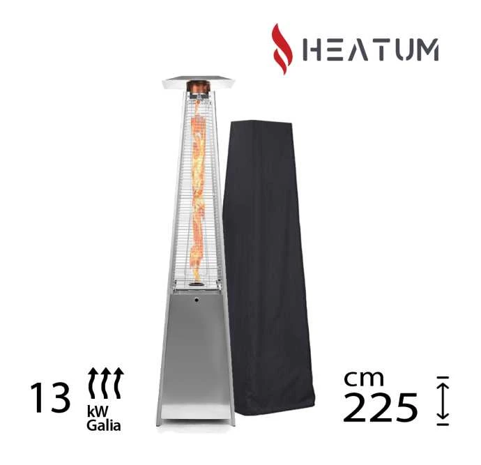 Heatum Kolba (stiklinė) dujiniam šildytuvui piramidė Atėnė (Nemokamas pristatymas)