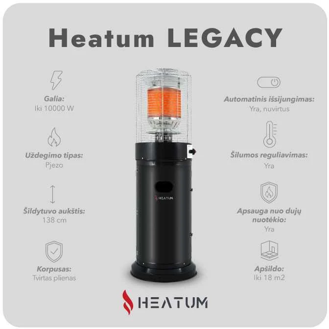 Heatum Legacy Dujinis šildytuvas