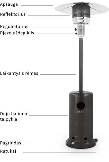 Heatum Redem Dujinis šildytuvas