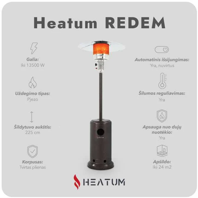 Heatum Redem Dujinis šildytuvas