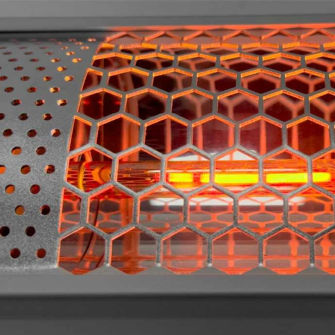 Infraraudonųjų spindulių šildytuvas Heatum H2000R URBAN Sidabrinis