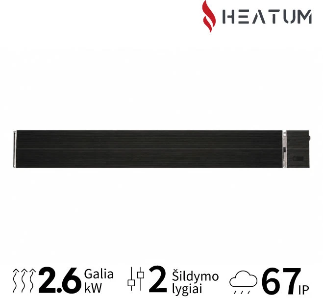 Infraraudonųjų spindulių šildytuvas Heatum H2600R EVOLUTION