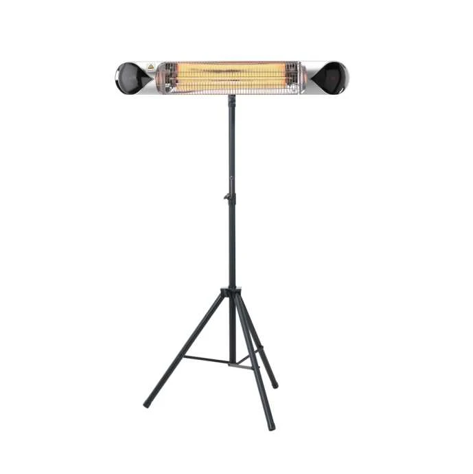 Infraraudonųjų spindulių šildytuvas Heatum H2000R CORE Sidabrinis