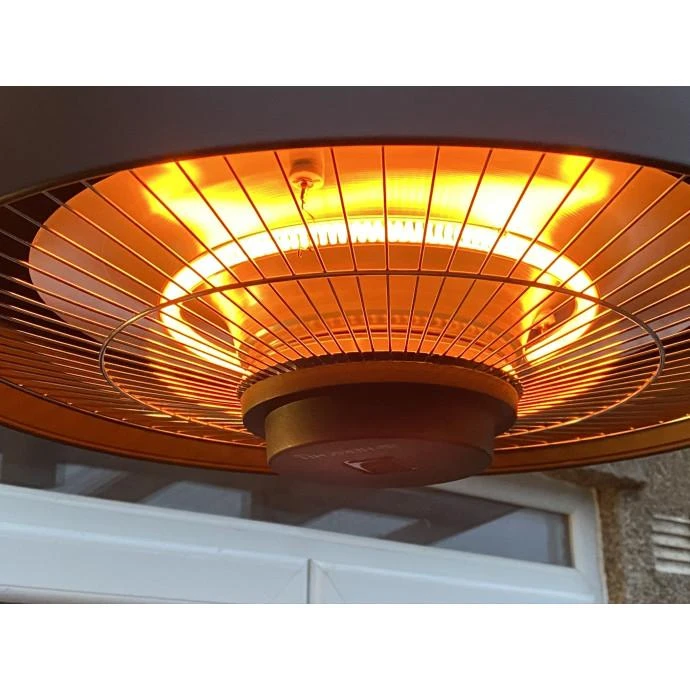 Infraraudonųjų spindulių šildytuvas Heatum H2000R VERSE Juodas