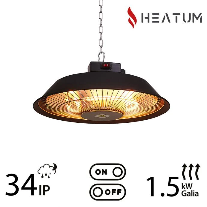 Infraraudonųjų spindulių šildytuvas Heatum H1500 AURA