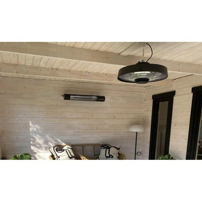 Infraraudonųjų spindulių šildytuvas Heatum H2000R VERSE Juodas