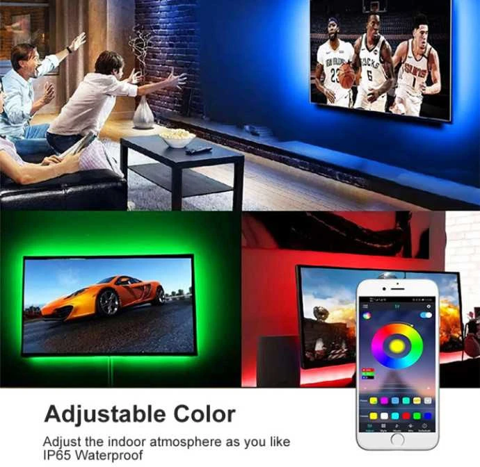 Išmani 5050 RGB LED Juosta 10 m su Bluetooth funkcija