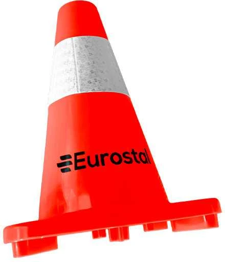 Įspėjamasis kūgis 30 cm Eurostal BASIC