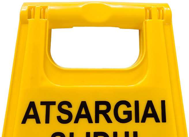 Įspėjamasis ženklas - Atsargiai slidu