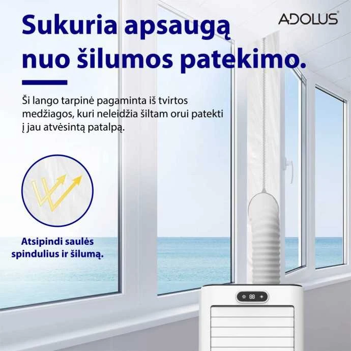 Kondicionierius Lango tarpinė Adolus (400 cm) mobiliam oro kondicionieriui