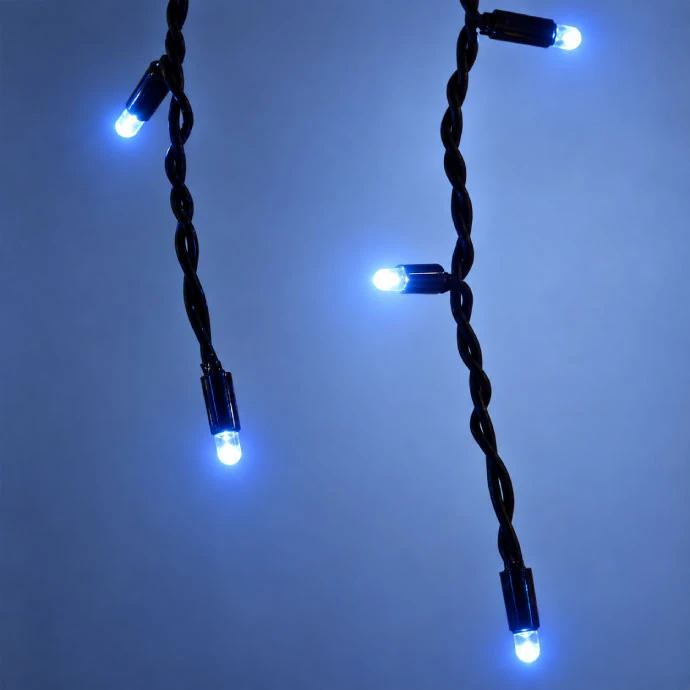 Lauko girlianda varvekliai (šaltai baltos LED lemputės) PROLED IP67 100m