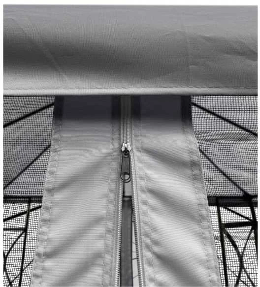 Lauko pavėsinė Zeltpro Classic 300x300 Pilka