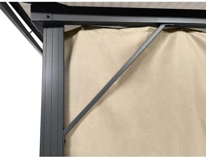 Lauko pavėsinė Zeltpro Deluxe 300x300 Ruda