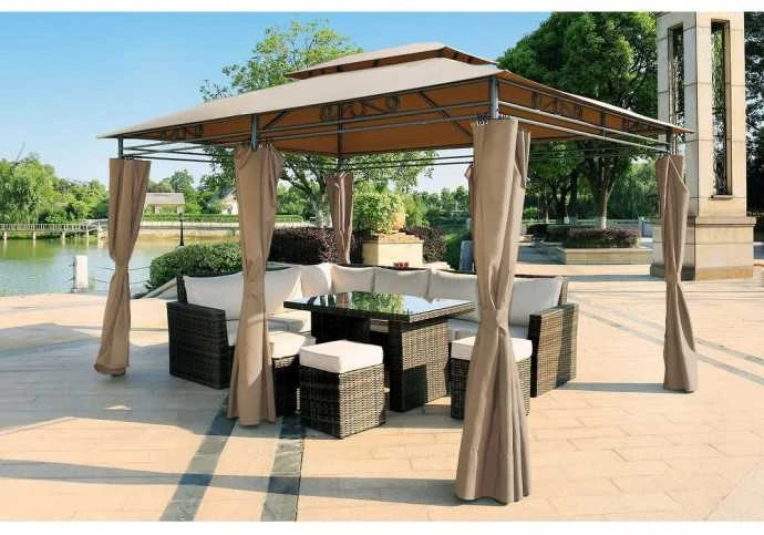 Lauko pavėsinė Zeltpro Prime 300x400 Ruda