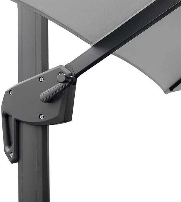 Zeltpro Lauko skėtis su padu (užvalkalas dovanų) Lounge Light Pilkas