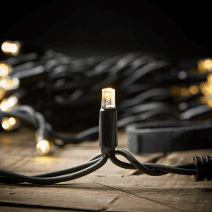 Lempučių užuolaida (šiltai baltos LED lemputės) PROLED IP67 6x2 m