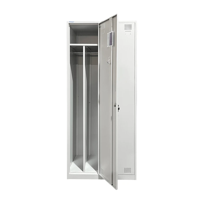 Metalinė persirengimo spintelė dvivietė su pertvara Rehalt Systems 1940 x 800 x 500 su reguliuojamomis kojelėmis