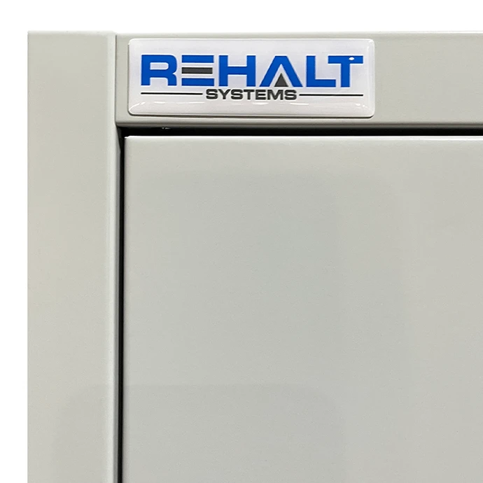 Metalinė persirengimo spintelė keturvietė, dviejų lygių Rehalt Systems 1800 x 800 x 500