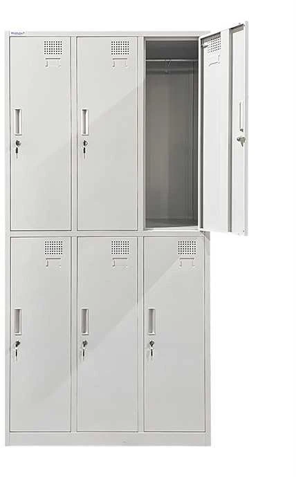 Metalinė persirengimo spintelė šešiavietė, dviejų lygių Rehalt Systems 1800 x 900 x 500
