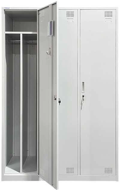 Metalinė persirengimo spintelė trivietė su pertvara Rehalt Systems 1800 x 1200 x 500