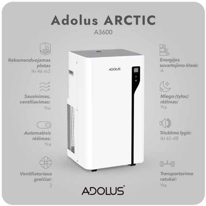 Mobilus oro kondicionierius ADOLUS ARCTIC A3600