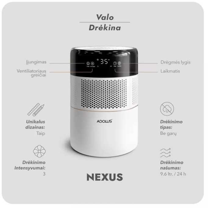 Oro drėkintuvas Adolus Nexus