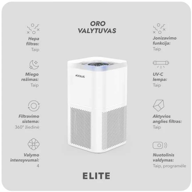 Oro valytuvas Adolus ELITE 33W